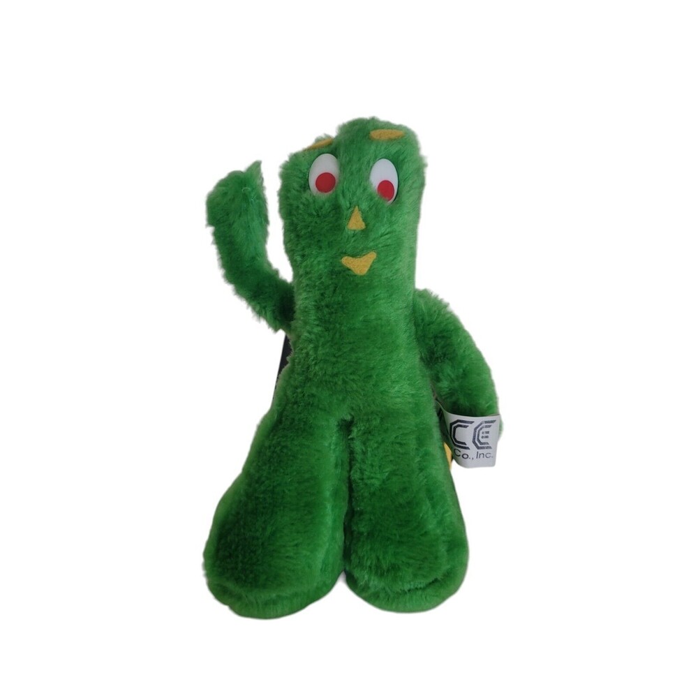Gumby Plush Ace Novelty Plush Prema Toy  7" Stuffed Animal Doll Vintage 1988